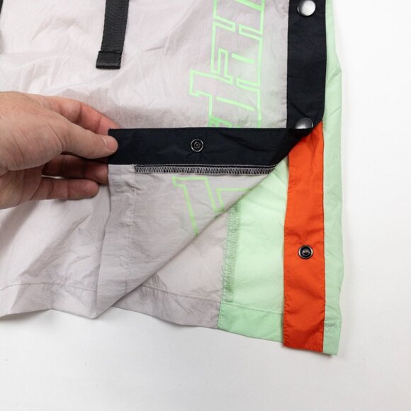 Jordan Utility Flight Dress Womens Small Gray Neon Belted Buckle Snap CV7605-055 - Picture 6 of 15